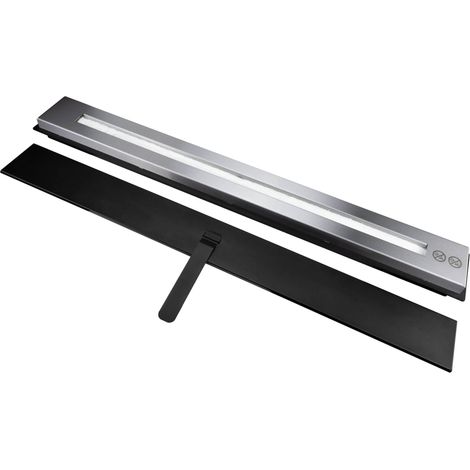 Bruciatore a Bioetanolo per Camini 90x11x5,3 cm 1,7 Litri Silver (1/5)