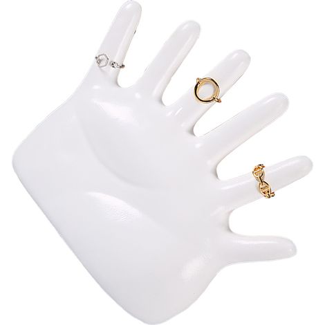 Présentoir à bijoux polyvalent, résistant à la décoloration, pour bracelets et montres, blanc (1/5)