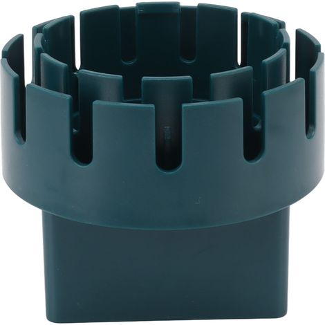 Adaptateur de descente de gouttière en plastique, adaptateur de remplacement pour tuyau de descente, convertisseur, connecteur avec vis, vert, L 3 x 4 po (1/5)