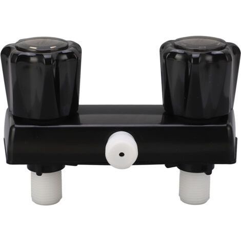 RV Shower Faucet Valve Diverter - Lightweight ABS - Easy 2 Hole Installation - 90 Degree Adjustment (1/5)