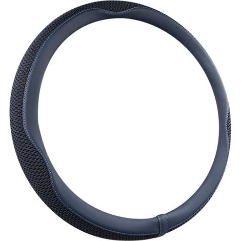 Couvre Volant Voiture, Housse Volant Respirante Antidérapante pour Le Sport, Respirant Microfibre Cuir Couvre Volant, Housse Volants Voiture Accessoires D'intérieur Protecteurs(Bleu) (1/5)