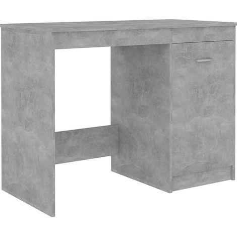 Maison Exclusive - Scrivania Grigio Cemento 100x50x76 cm in Legno Multistrato (1/5)