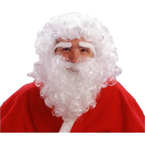 parrucca "Babbo Natale con barba e sopracciglia" SL-PMBB