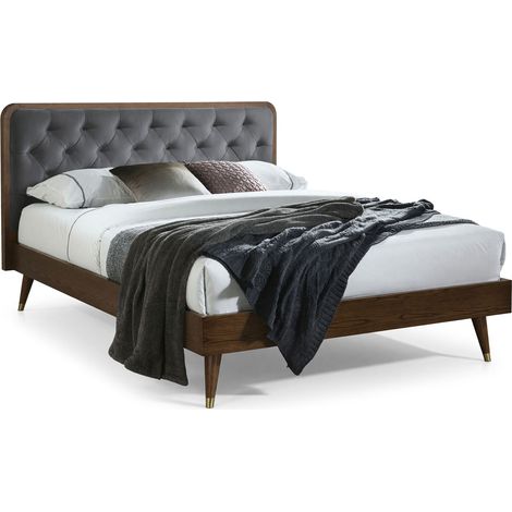 Cama Houston Noctis , Doble, 140x200, Madera, Somieres, 142x208x102cm (1/5)