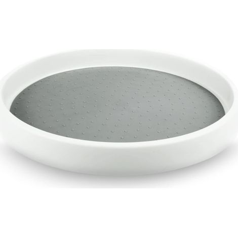 Plateau tournant anti dérapant pour épices et placard parfait pour cuisine salle de bain et bureau rangement rotatif (1/5)