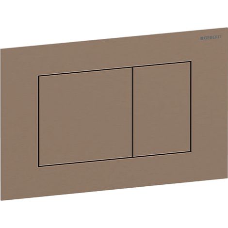 Geberit Sigma40 - WC-Betätigungsplatte, easy to clean, Rotgold gebürstet 115.629.QB.1