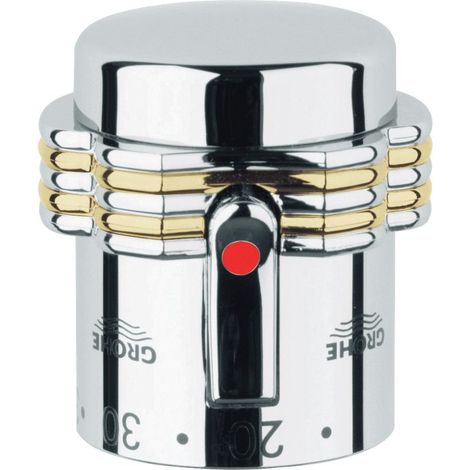 Grohe Temperaturwählgriff Clova, 38 Grad C Sicherheitssperre, Aranja/Gold, 47256AG0 (1/2)