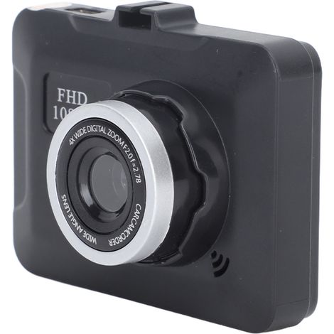 Caméra embarquée avec écran IPS HD 1080p de 2,2 pouces, vision nocturne, capteur de gravité et enregistreur de conduite de 32 Go pour les voyages en extérieur (1/5)