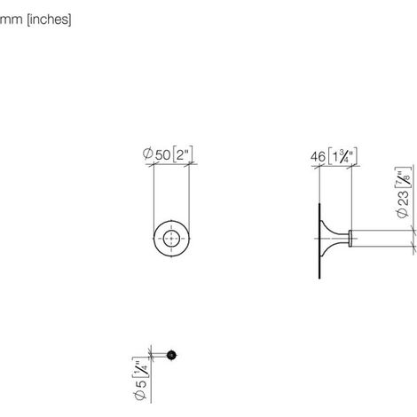 Dornbracht 83251809-27 Crochet VAIA 83251809 Or doré clair (1/2)
