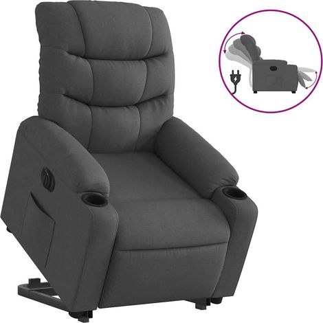 Maison Exclusive - Relaxsessel mit Aufstehhilfe Elektrisch Dunkel