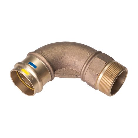 Curva a 90° F Filetto M a Pressare Acqua Gas B One Ibp Ø 18 x 3/4 (1/2)
