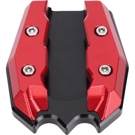 CNC-gefräste Seitenständerverlängerung aus Aluminiumlegierung für Motorräder, Ersatz-Seitenständer für Nmax155 und Nmax125 (rot) (1/5)