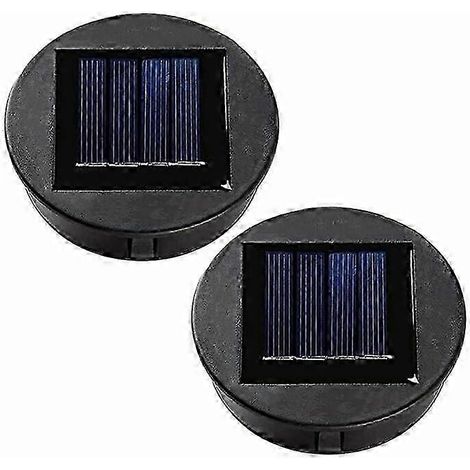 2 pièces de panneaux solaires complémentaires avec un panneau solaire à LED (1/5)
