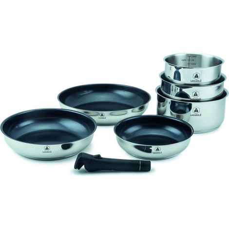 Set 7 pièces amovible 'réactif' inox Laguiole LA-9120850 (1/5)