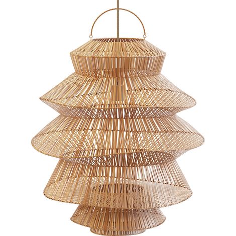 Lámpara Colgante de Ratán - Boho Bali - Ferta