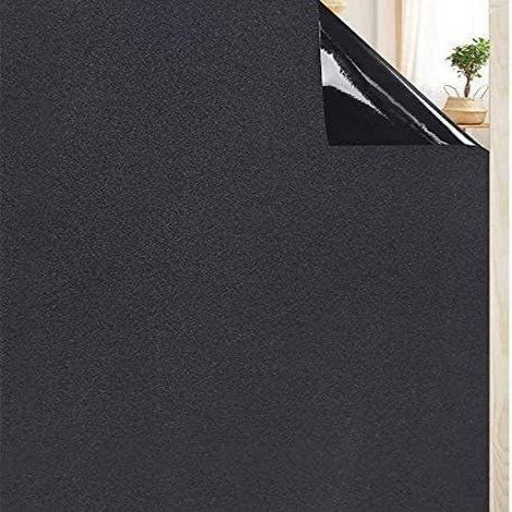 Film Occultant Fenêtre - 44,5 x 200 cm - Adhésion Électrostatique Sans Colle - Blanc Mat - Pour Bureau Maison Salle De Bain Chambre Cuisine - 1 Pièce (1/5)