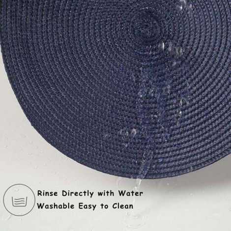 Set De Table - Polypropylène - 96 Cm De Diamètre - Pour Cuisine Salle À Manger Fêtes Extérieur - Lot De 6 (1/4)
