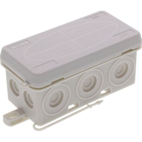 Wiska 10109577 Abzweigkasten (L x B x H) 86 x 44 x 41 mm Lichtgrau (RAL 7035) IP55 1 St.
