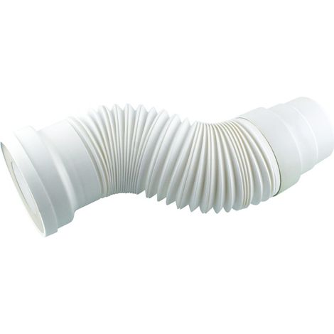 Interplast – Pipe WC souple extensible 270 à 570 mm – Raccordement désaxé – Joint EPDM – Installation rapide sur tous types de WC (1/3)