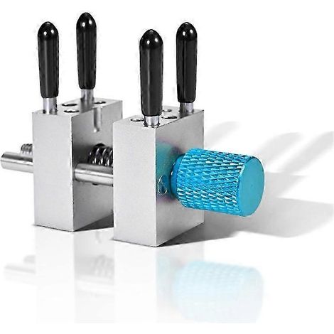 Outils pour le modélisme amateur, mini étau d'établi, outil de serrage portatif de précision compatible avec le montage de maquettes et le bricolage (bleu). (1/5)