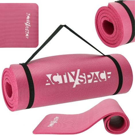 Dicke NBR-Gymnastikmatte 1,5 cm – rosa