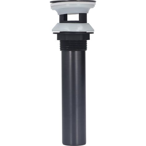 Bouchon de lavabo - inox - noir - pour vasque et salle d'eau (1/5)