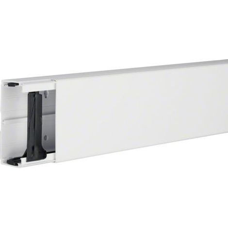 Hager – Goulotte électrique PVC 40x90mm longueur 2m blanc RAL9016 – Système de fermeture à clip – Pour installations électriques intérieures