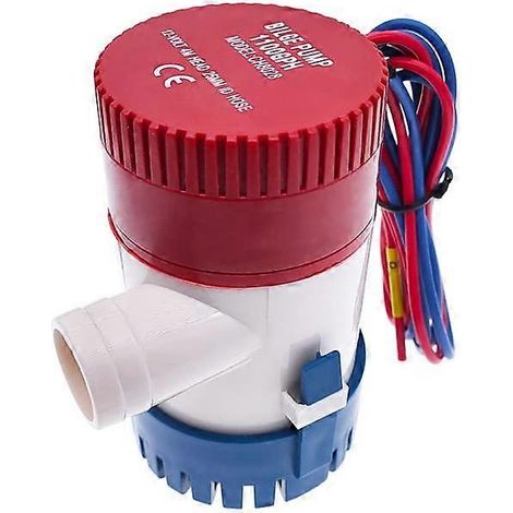 Pompe de cale 24 V, débit de 750 GPH, résistante à la corrosion, pour bateaux