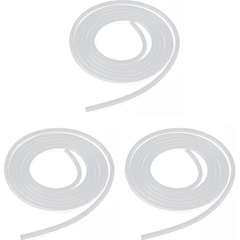 Trois tubes en silicone de 2 mètres, très flexibles, 4 x 6 mm (1/5)
