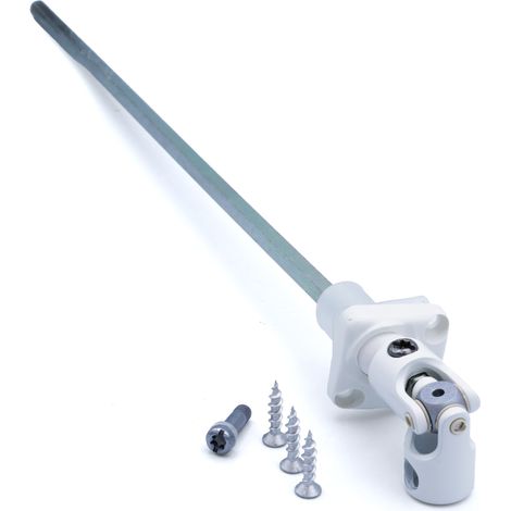 Mini bloque guía ZF D845NG tipo rodillera angular AL12-6P7 L320 blanco