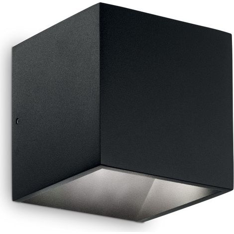LED Outdoor Cube Up Down Light Schwarz IP54, 3000K