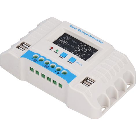 Solar-Laderegler-Panel PWM 10A ABS-Gehäuse mit LCD-Display MG2430Z 12V/24V (1/5)