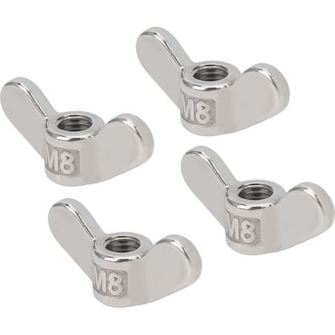 Kit de fixation en acier inoxydable 304 avec écrou papillon M8 (10 pièces). (1/5)