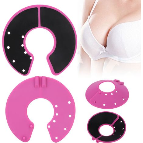 Électrodes de massage réutilisables pour poitrine, accessoire avec connecteur 2mm
