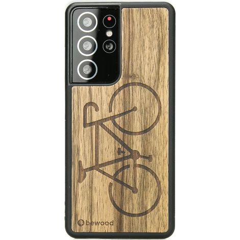 Funda de madera para Samsung Galaxy S21 Ultra BIKE LIMBA (1/3)
