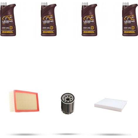 Kit tagliando 3 FILTRI e 4L OLIO compatibile con Suzuki Swift III 1.3 GPL 68kw dal 2008 (1/4)