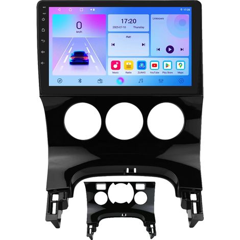 Sistema de navegación para coche, pantalla táctil, soporte multimedia, compatible con Peugeot 3008 2009-2015, T3CP-2G 64G-4 núcleos (1/2)