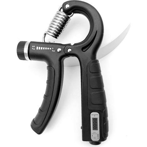 (Machine de comptage électronique de 60 kg avec revêtement en caoutchouc noir) Testeur de force de préhension manuelle (1/2)