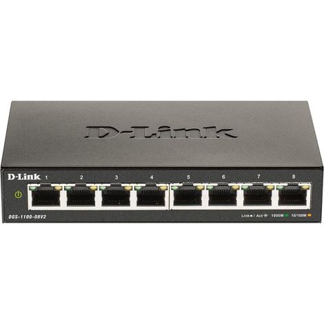 Switch D-Link DGS-1100-08V2/E 5GE retail (DGS-1100-08V2/E) (1/4)
