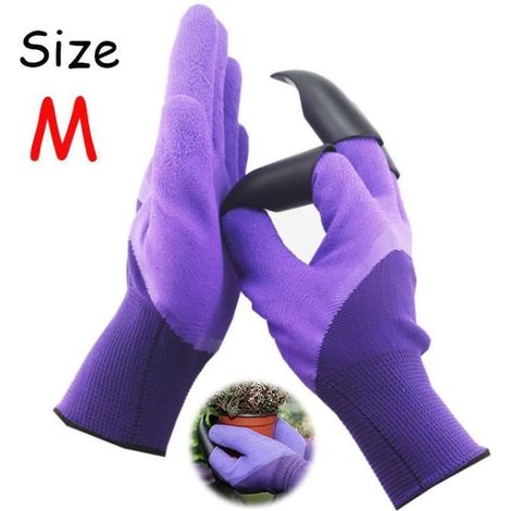 Gartenhandschuhe Garden Genie - Wasserdicht, schnittfest - Einheitsgröße - Violett