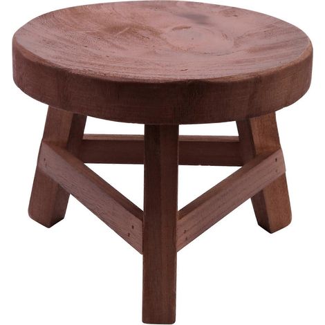 Support pour plantes en bois, tabouret haut multifonctionnel --- (1/5)
