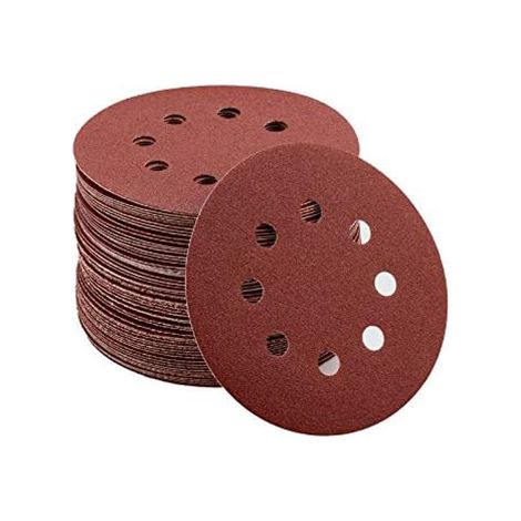 Disque de Ponçage Disques Abrasifs 40/80/120/240/320/400/600/800 Grain Taille de pour Poncer et 40/80 120/240 320/400 600/800 80pcs 125mm (1/5)