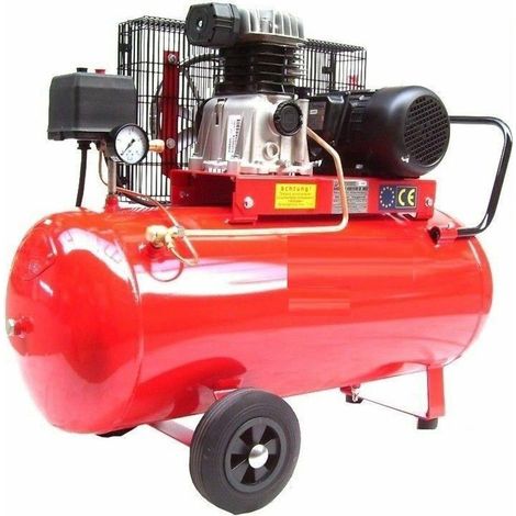Druckluft Kompressor 450/11/90D 400V Werkstatt Kolbenkompressor 2 Zylinder (1/5)