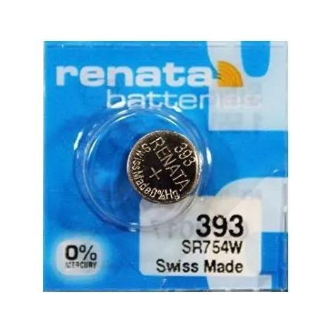 Batterie renata X393 silber klassisches Design stabil