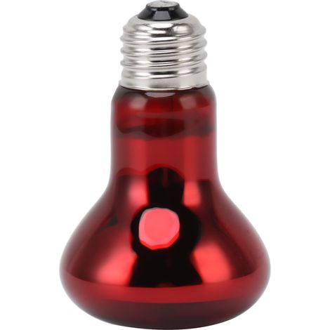 Ampoule chauffante E27 pour reptiles, lumière chaude et douce, amphibien, pour lézard Dragon barbu, 110-120V, rouge