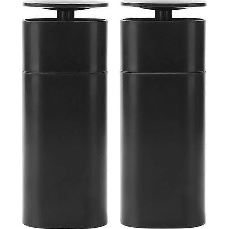 Distributeur de détergent pour évier de cuisine, comptoir, salle de bain, presse-mains, récipient de rangement, porte-savon noir (1/5)