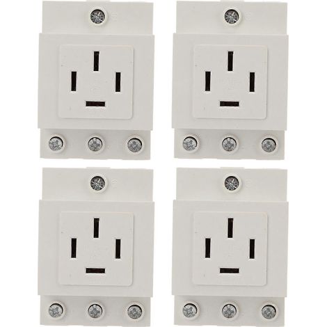 Minuterie de prise, matériau ignifugé, capacité de surcharge élevée, installation facile, 440 VA