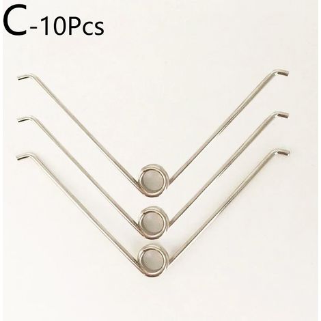 Sécateur à ressort de compression en acier inoxydable (10 pièces), ressort rond en forme de V, accessoires et outils de jardinage