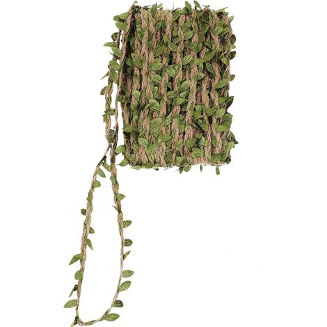 Corde de Jute Forestière Imitation Vigne pour Décoration DIY, Rouleau 1 Pièce en Fibre de Lin Coton, Accessoire Naturel pour Mur Photo et Emballages Présents (1/5)