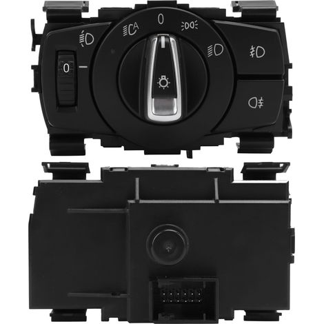 Commutateur pour Phares BMW 61319169406 avec Réglage Angle et Mode Automatique - Compatible Série 1 E82/E88 & Série 3 E90/91 LCI & X1 E84 (1/5)